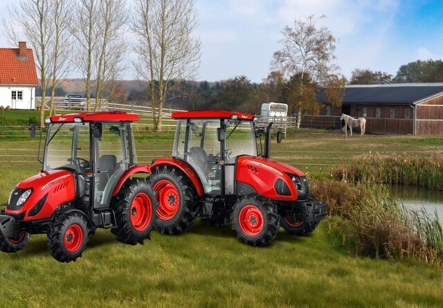 To kompakte traktormodeller